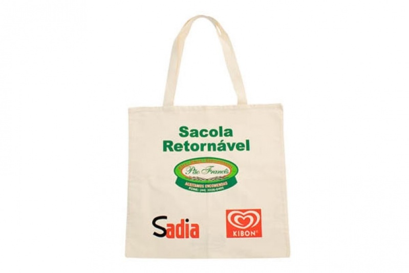 Bolsa Promocional Ecológica Santa Efigênia - Bolsas em Lona Promocional