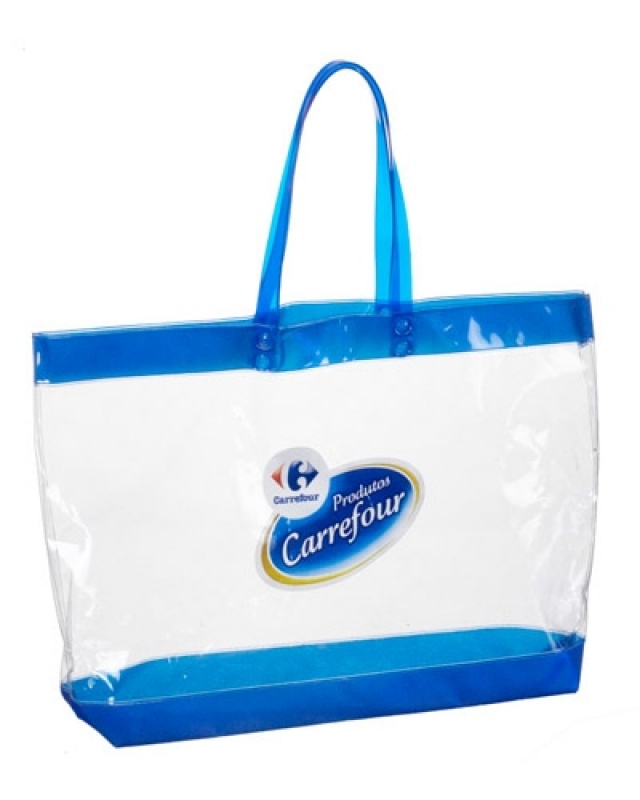 Bolsas Promocionais Transparentes M'Boi Mirim - Bolsas de Viagem Promocionais