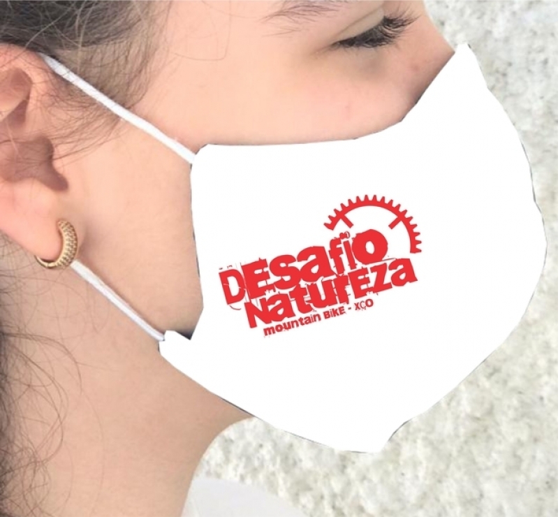 Comprar Máscara de Tecido Reutilizável Grajau - Máscara Anatômica com Logo