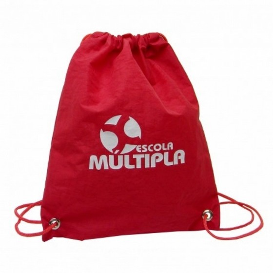 Comprar Mochila Saco Personalizada em Atacado Valor Mairiporã - Comprar Mochila Saco Personalizada 30x40