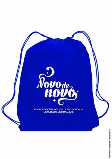 Comprar Mochila Saco Personalizada em Atacado São Domingos - Comprar Mochila Saco Personalizada