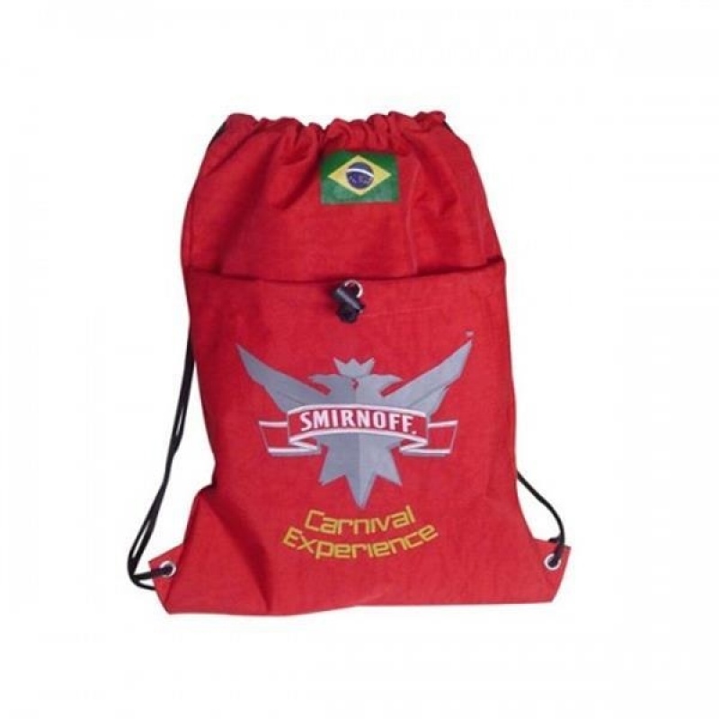 Mochila Saco Nylon Personalizada Preço Tucuruvi - Mochila Sacolas Personalizada em Pvc