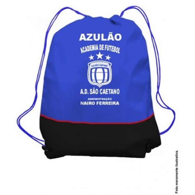 Mochila Saco Personalizada Vila Lusitania - Saco Mochila Estampada