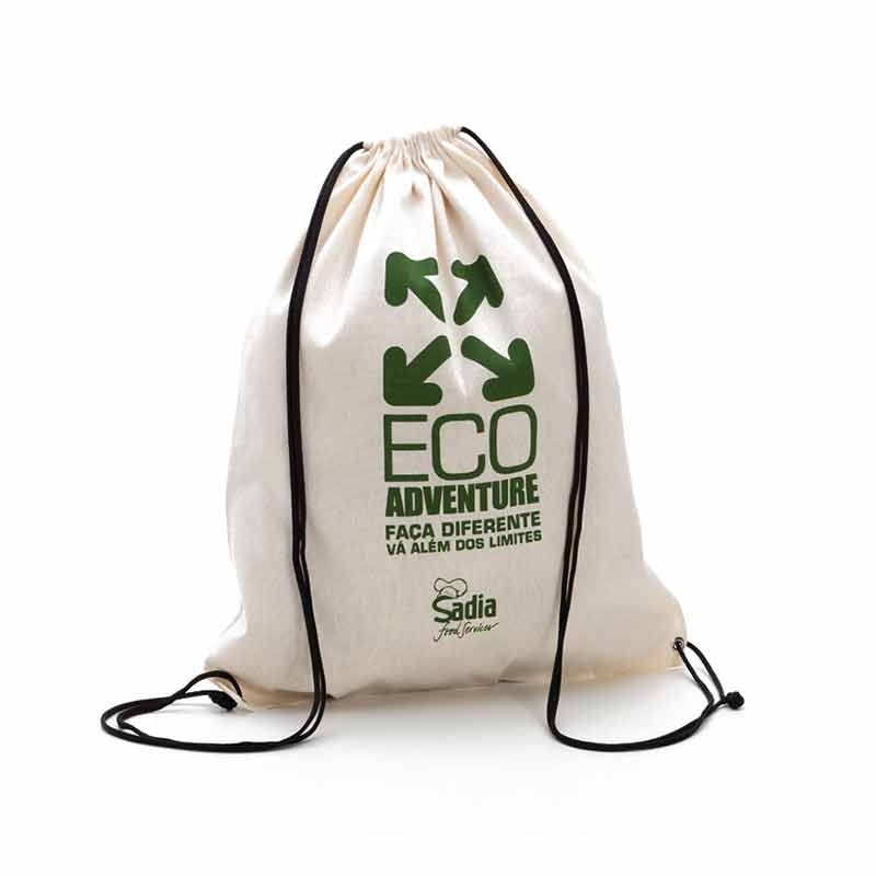 Mochila Sacola Lona Consolação - Mochila Sacola Ecobag