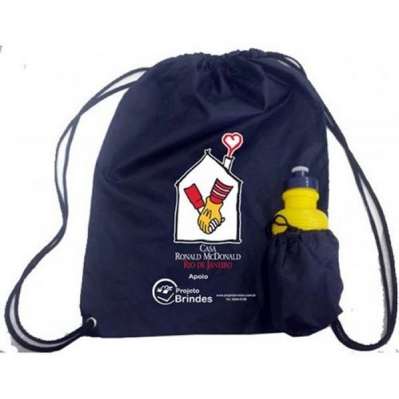 Mochila Sacola Personalizada Promocional em Atacado Barueri - Mochila Sacola Tnt Personalizada