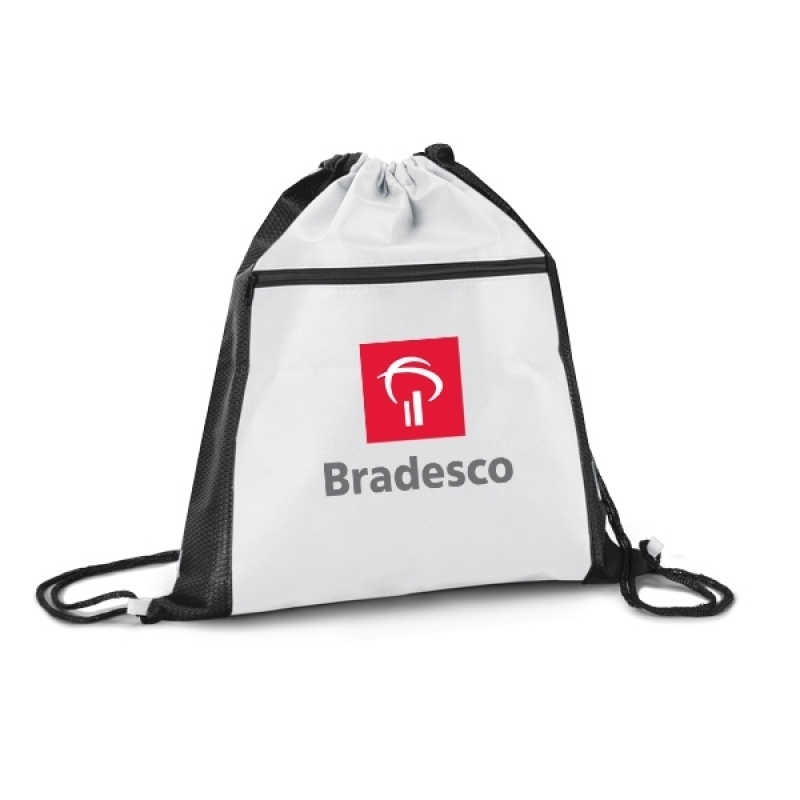 Mochilas Sacolas em Atacado Cabo Frio - Mochila Sacola com Logo