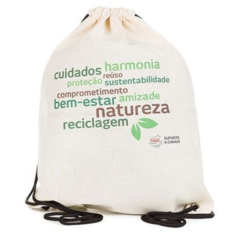 Onde Comprar Mochila Ecobag Ecológica Itaquera - Ecobag para Eventos Promocionais