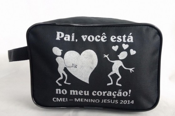 Orçamento de Necessaire Personalizada com Logo da Empresa Balneário Mar Paulista - Necessaire em Tecido