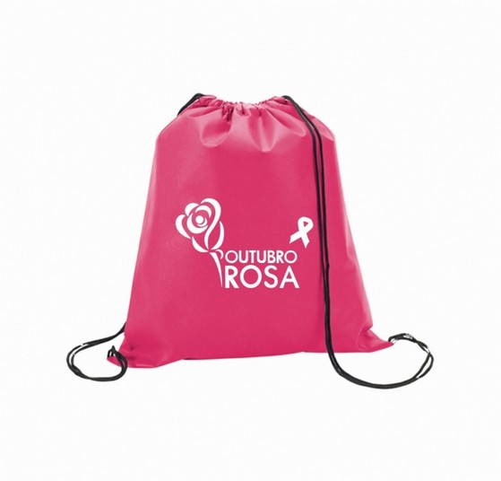 Procuro Mochila Sacola em Tactel Personalizada Santa Isabel - Mochila Sacola Personalizada Atacado