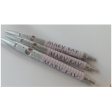 custo para caneta personalizada com adesivo Caierias