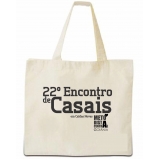 ecobag promocional para empresa valor Jurubatuba