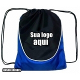 mochila sacola personalizada em grande quantidade preço Santa Efigênia