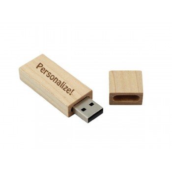 Brindes Promcionais - Pen Drive 4GB Bambu Personalizado