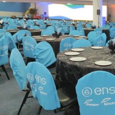 Capa de cadeira econômica para eventos