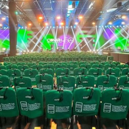 Capa de Cadeira para Congresso e Palestras