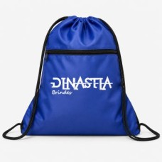 Mochila Saco Personalizada com Bolso Frontal e Logo