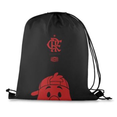 Mochila Saco Personalizada Preta para Brindes