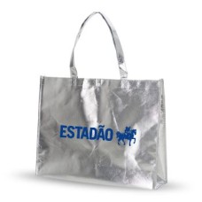 Sacola Metalizada Reutilizável com Logo