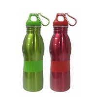 Squeeze Inox Personalizado com Detalhe Emborrachado PB8535